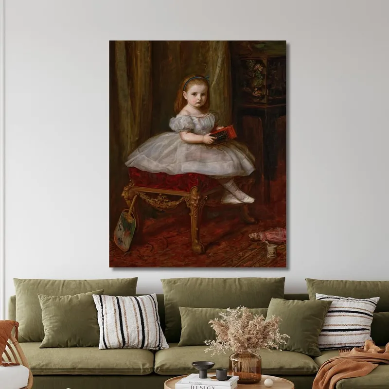 Porträt Von Miss Davison Sir John Everett Millais