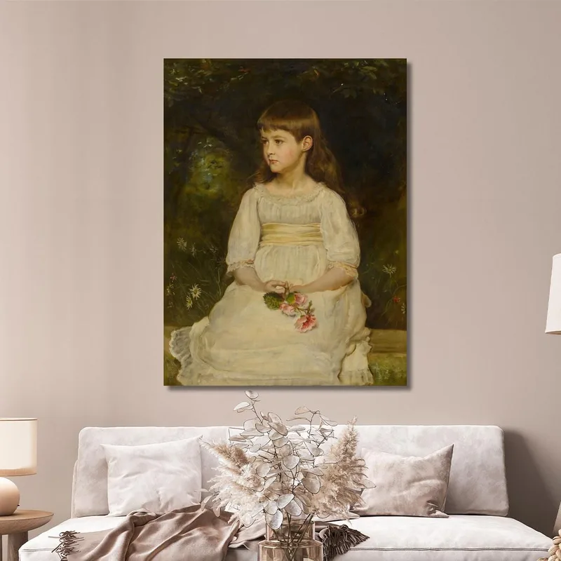 Portrait Of Miss Scott Daughter Of The Late Thomas Alexander Scott Of Philadelphia Sir John Everett Millais