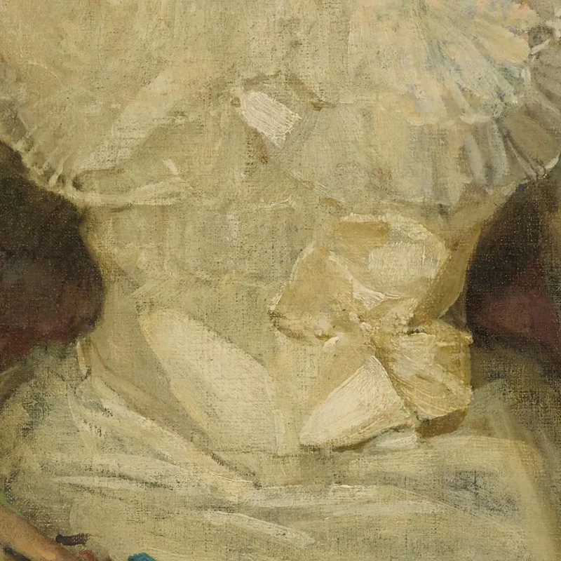 Eine Dame In Weiß Ein Porträt Von Lady Lyle Sir John Lavery