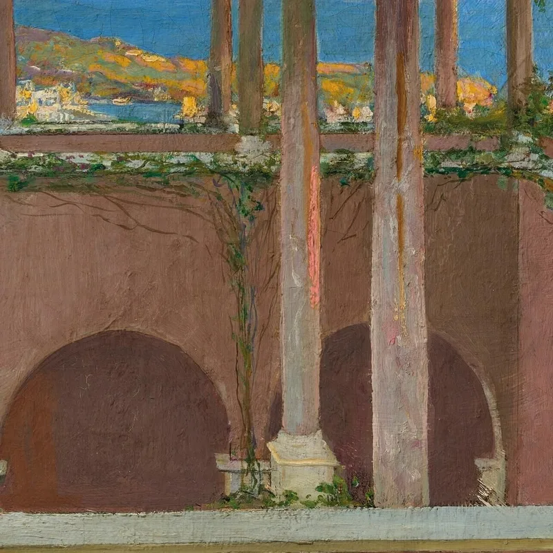 A Villa On The Riviera Sir John Lavery