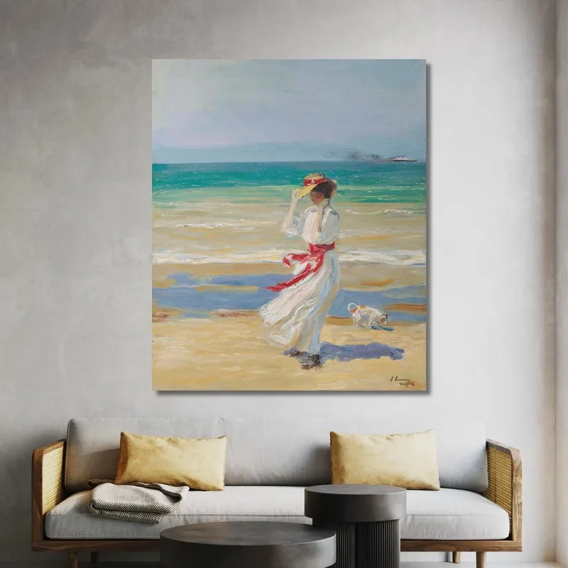 Une Journée Venteuse Sir John Lavery