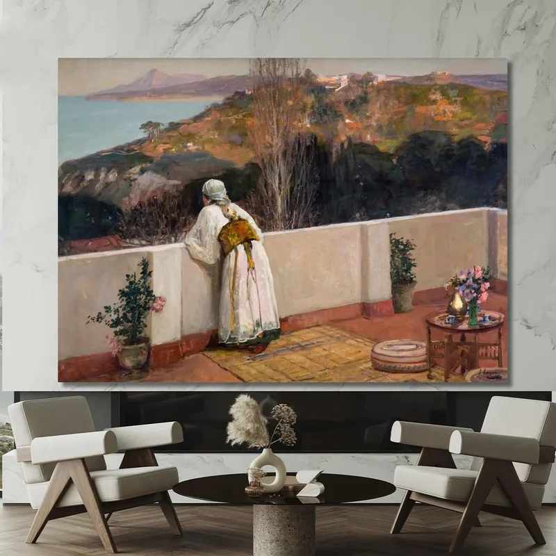 Evening Tangiers Sir John Lavery