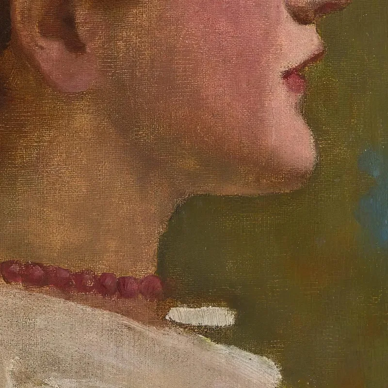 Fille Dans Une Enveloppe De Fourrure Sir John Lavery
