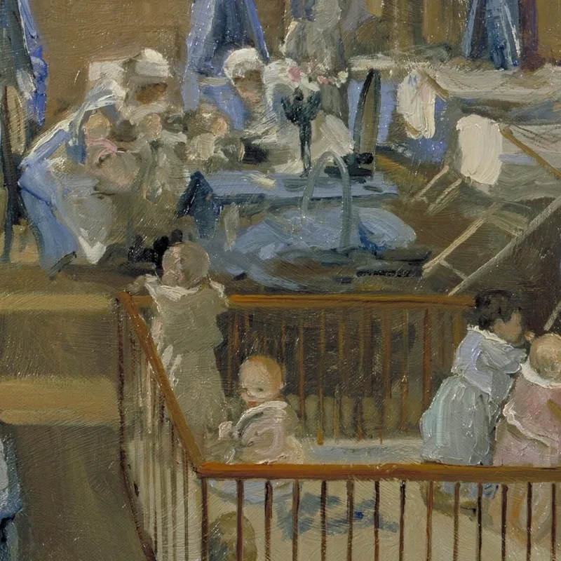 Lady Henry'S Nursery Woolwich Sir John Lavery