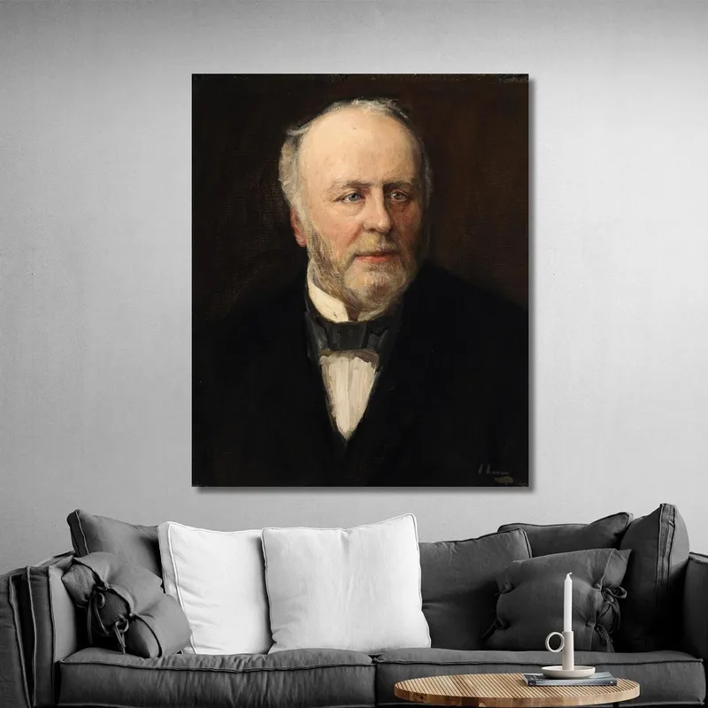 Portrait Of John Thomas Gilbert 1829-1897 Antiquarian Sir John Lavery