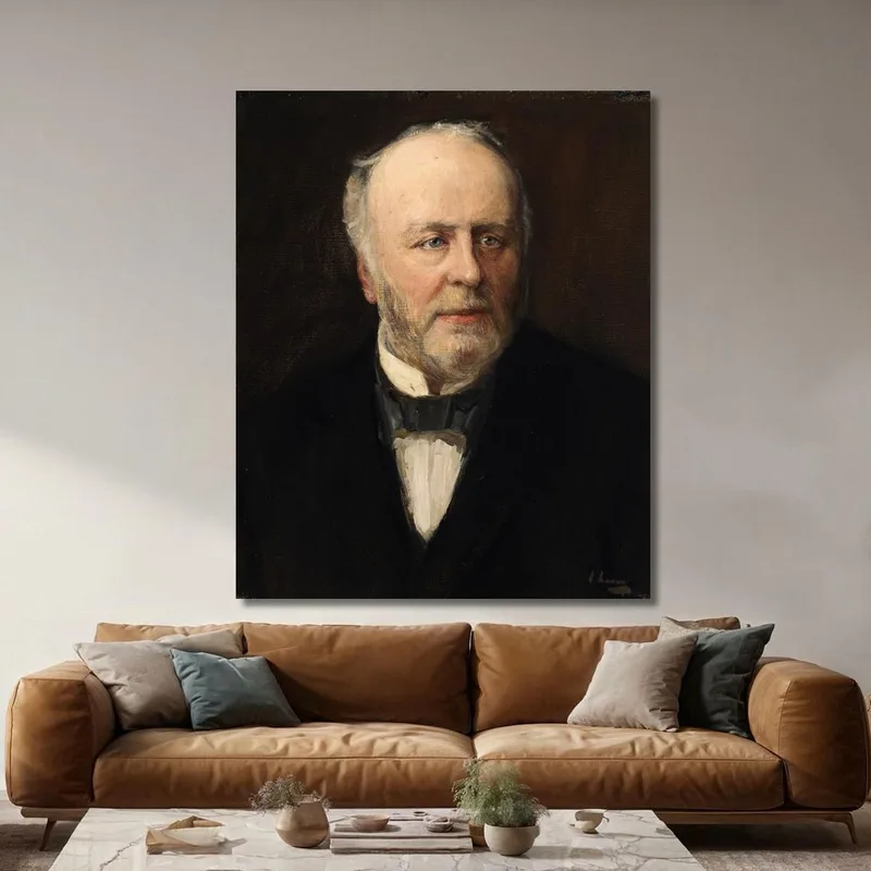 Portrait Of John Thomas Gilbert 1829-1897 Antiquarian Sir John Lavery