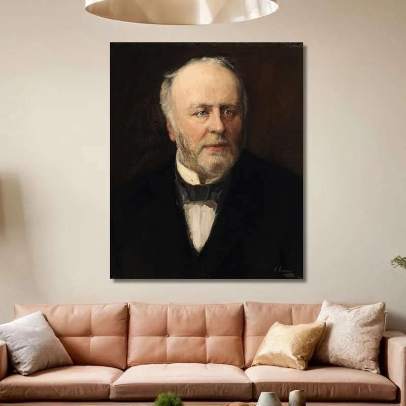 Portrait Of John Thomas Gilbert 1829-1897 Antiquarian Sir John Lavery