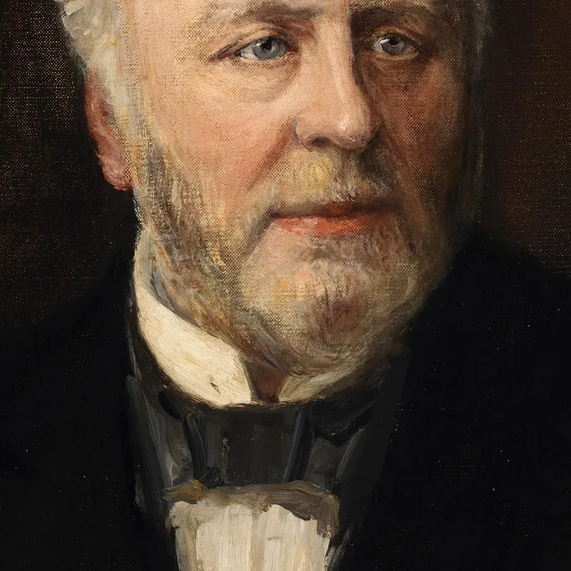 Portrait Of John Thomas Gilbert 1829-1897 Antiquarian Sir John Lavery