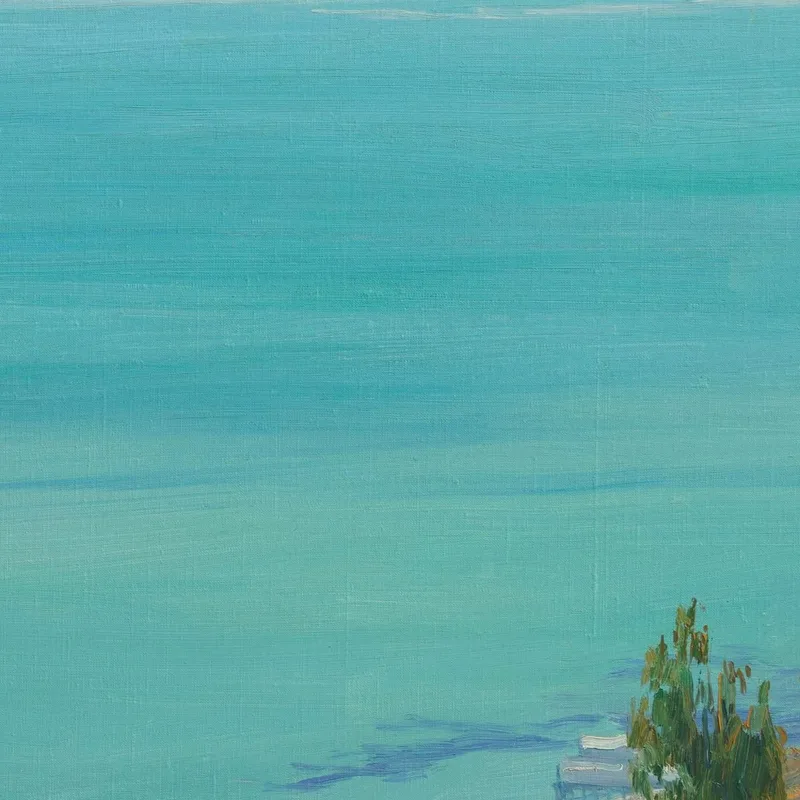 Die Bucht Von Tunis Am Morgen Sir John Lavery