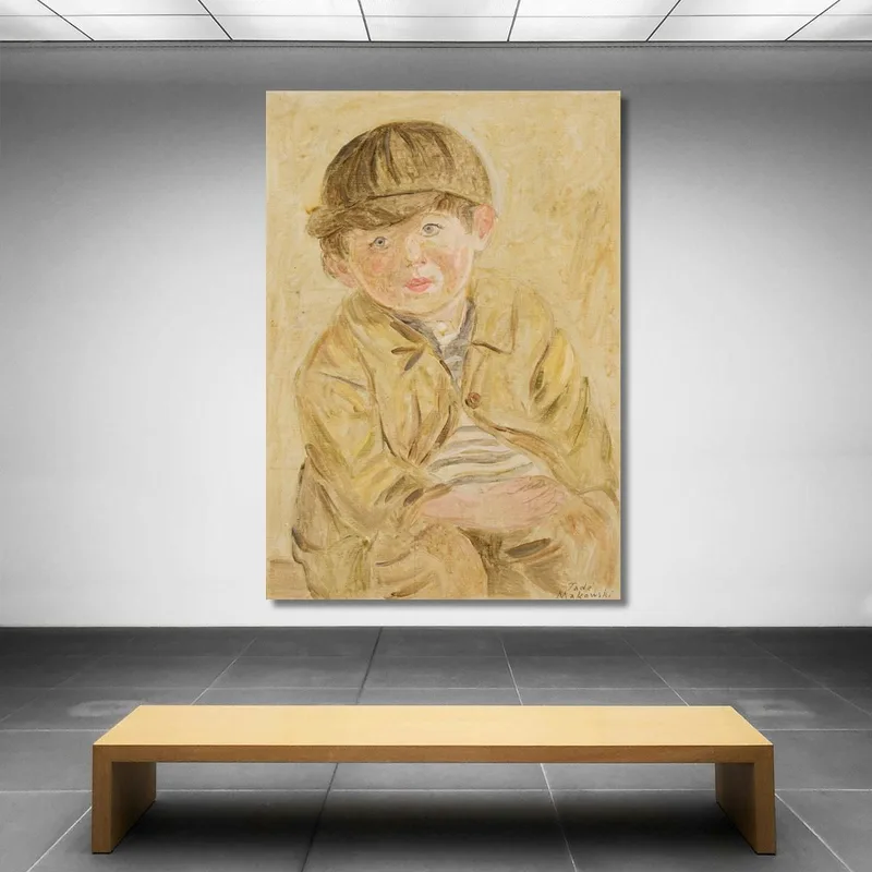 Ragazzo Con Berretto Con Visiera Tadeusz Makowski