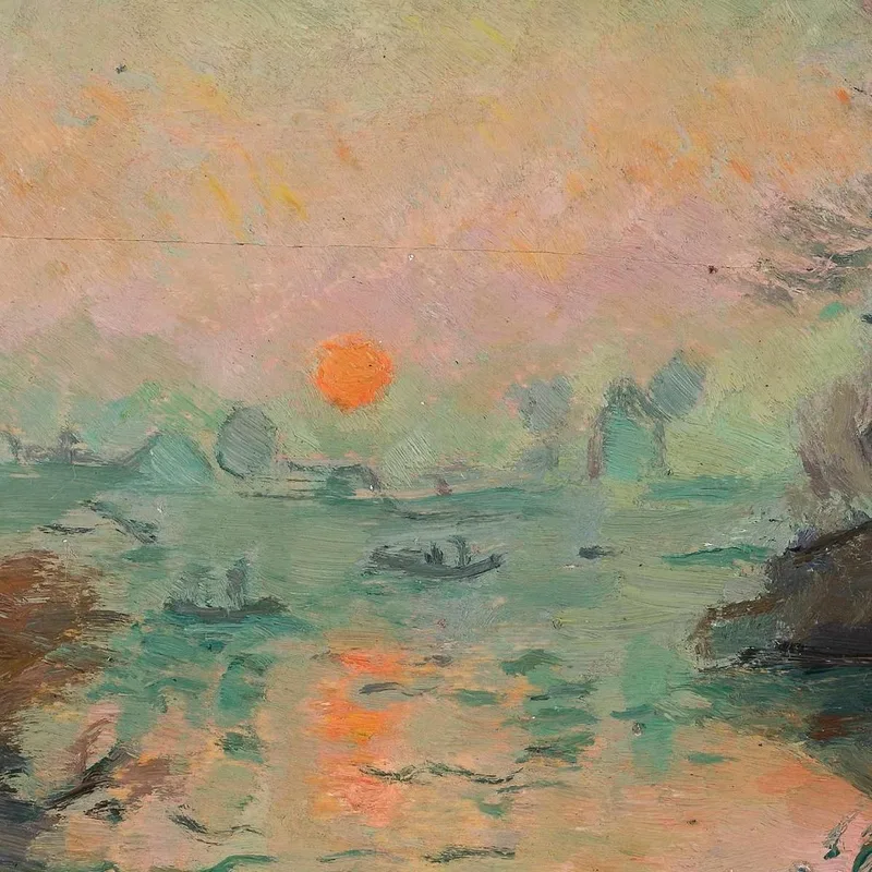 Paesaggio Al Tramonto Tadeusz Makowski