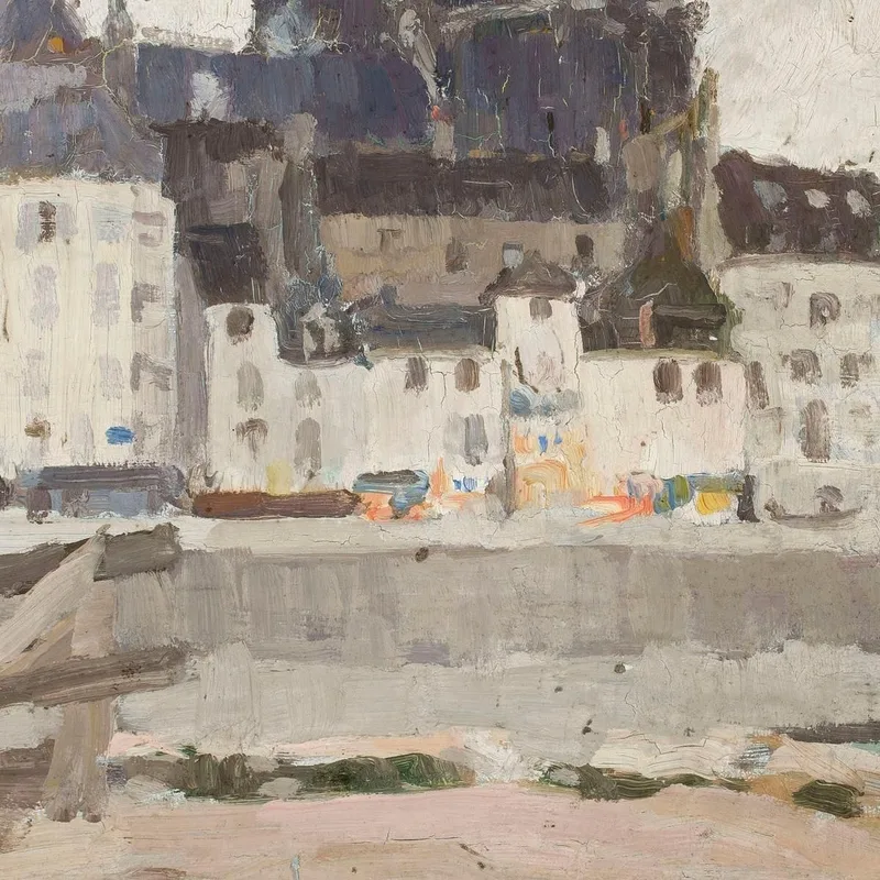 Landscape With Notre-Dame Cathedral Tadeusz Makowski