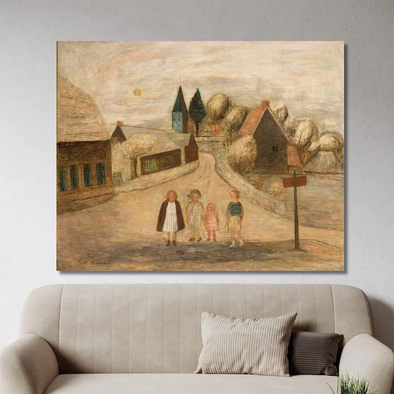 Paysage Normand Breuilpont Tadeusz Makowski