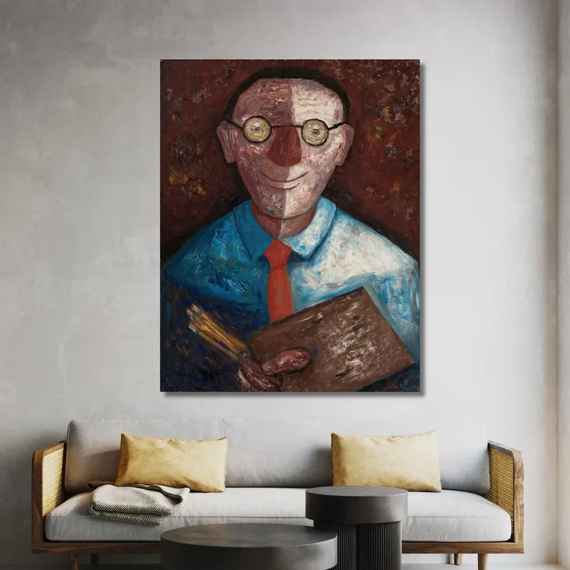 Portrait Of A Man With A Palette – Jacques Gotkowski Tadeusz Makowski