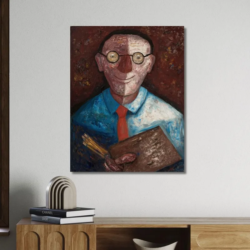 Portrait Of A Man With A Palette – Jacques Gotkowski Tadeusz Makowski