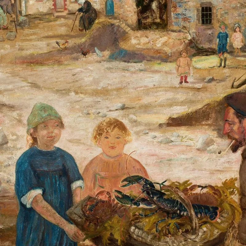 Rückkehr Von Einer Flusskrebsfangreise Tadeusz Makowski