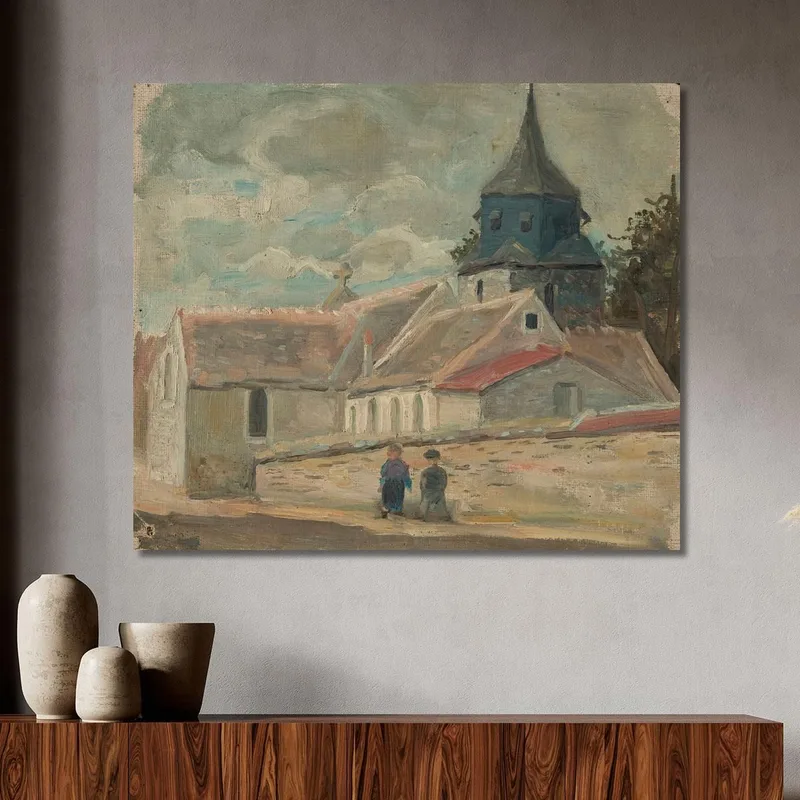 Piccola Chiesa Di Villaggio A Breuilpont Tadeusz Makowski