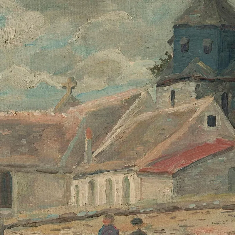Piccola Chiesa Di Villaggio A Breuilpont Tadeusz Makowski