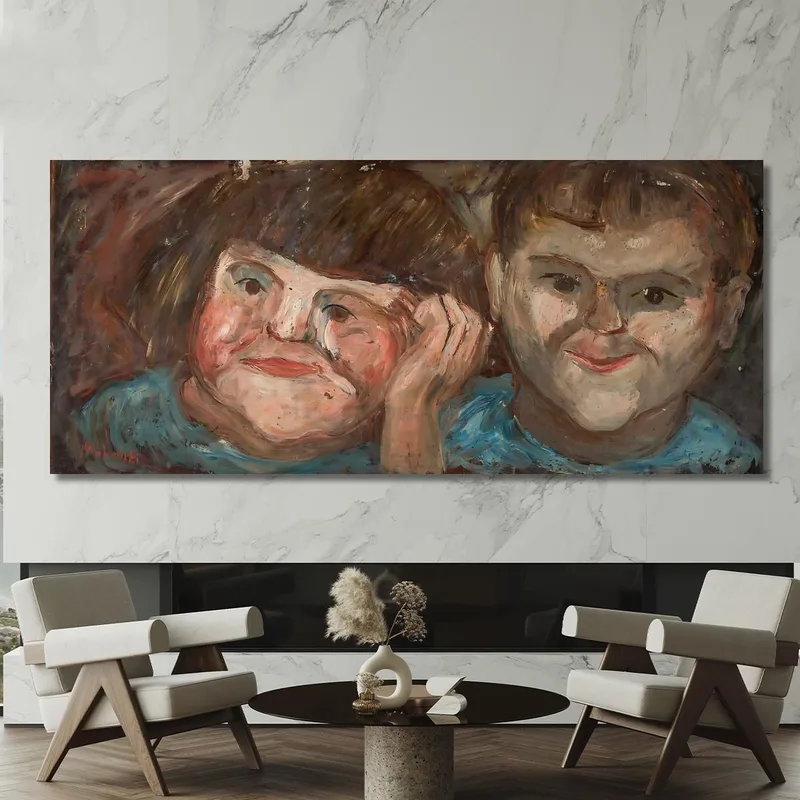 Two Children Tadeusz Makowski