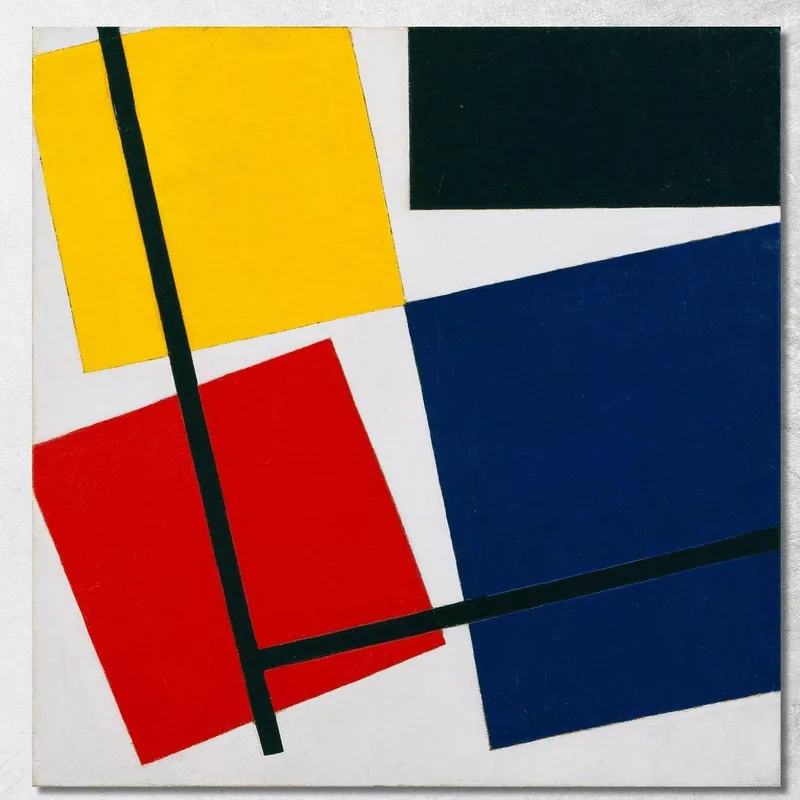 Contre-Composition Simultanée Theo van Doesburg tableau impression sur toile