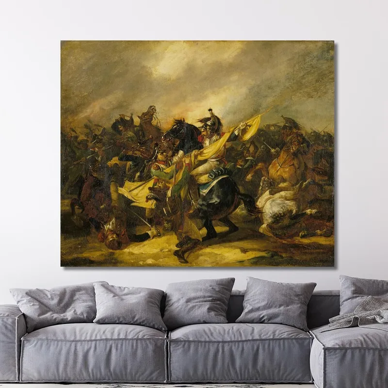 Una Carga De Coraceros Théodore Géricault