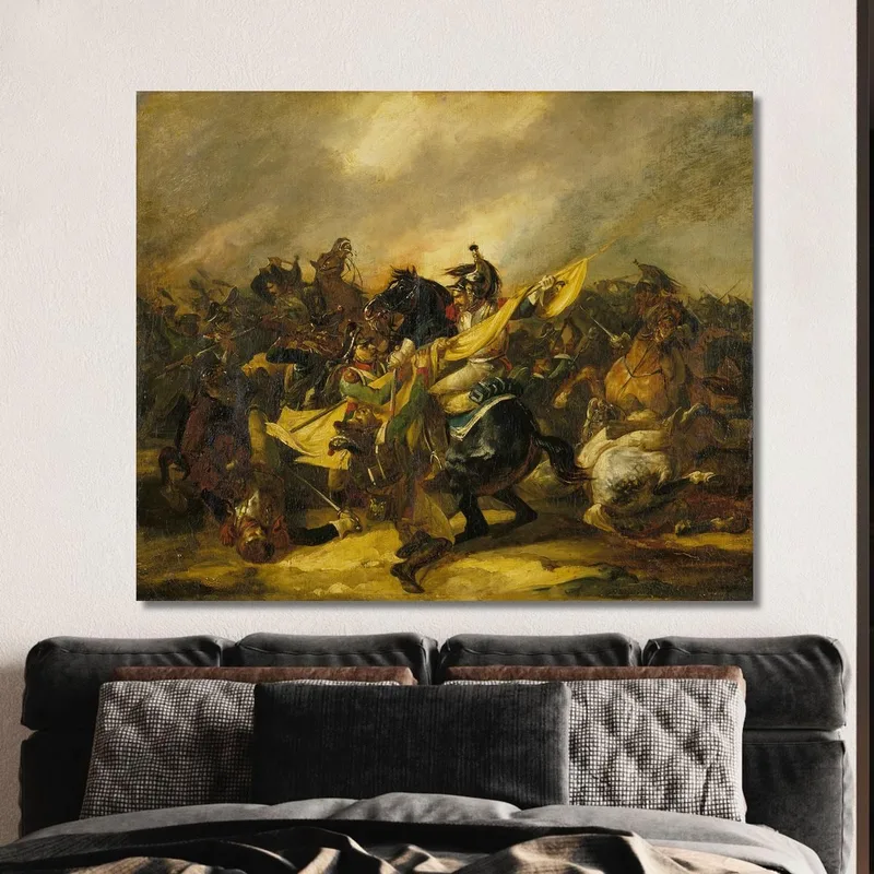Una Carga De Coraceros Théodore Géricault