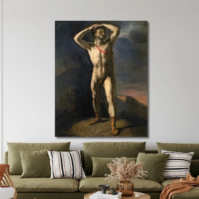 Accademia Dell'Uomo Nudo Con Spada Théodore Géricault