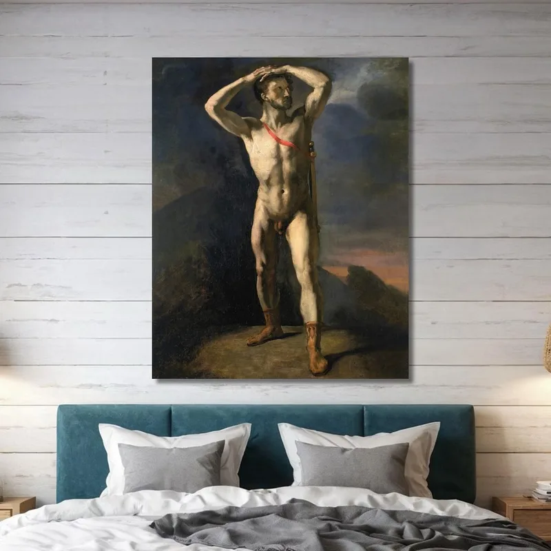 Accademia Dell'Uomo Nudo Con Spada Théodore Géricault