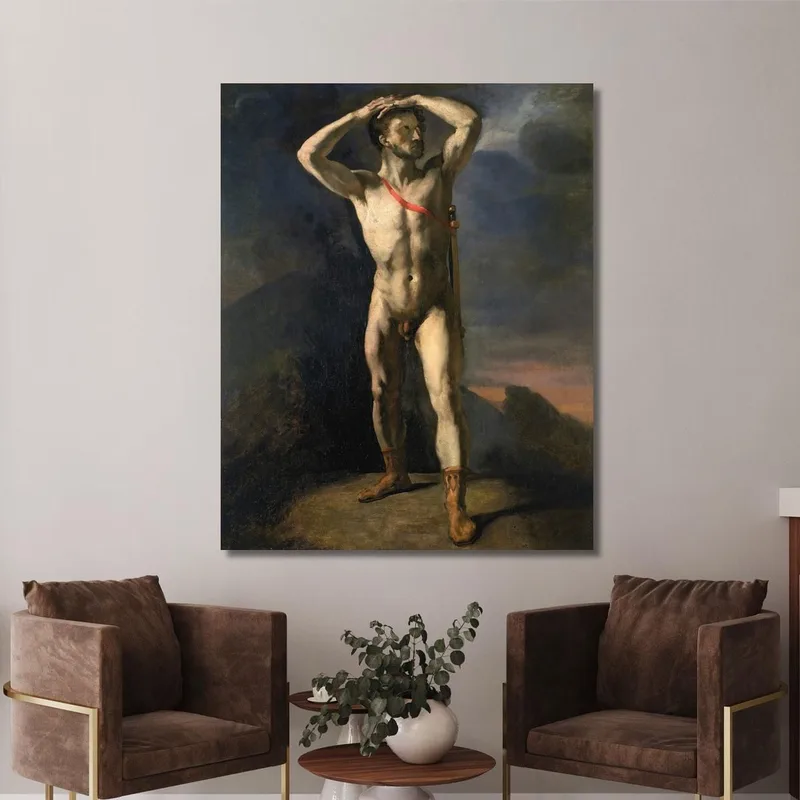 Accademia Dell'Uomo Nudo Con Spada Théodore Géricault