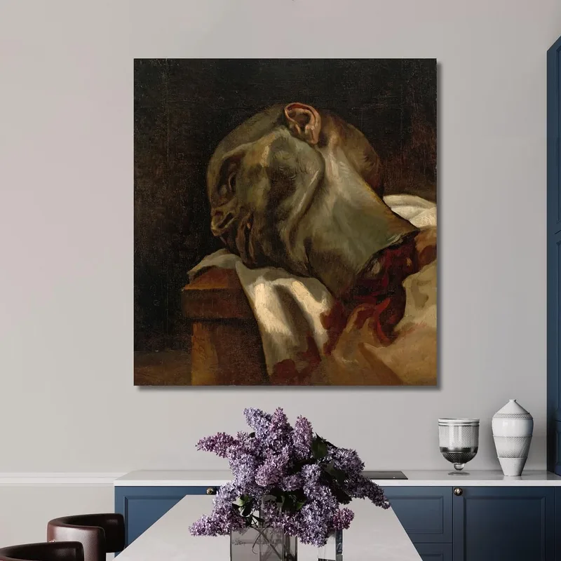 Head Of A Guillotined Man Théodore Géricault