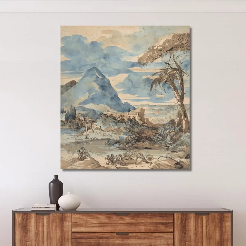 Paesaggio Con Pescatori Théodore Géricault
