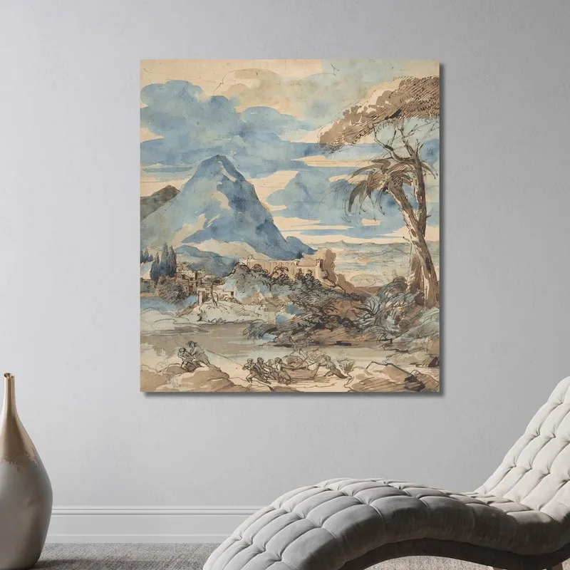 Paesaggio Con Pescatori Théodore Géricault