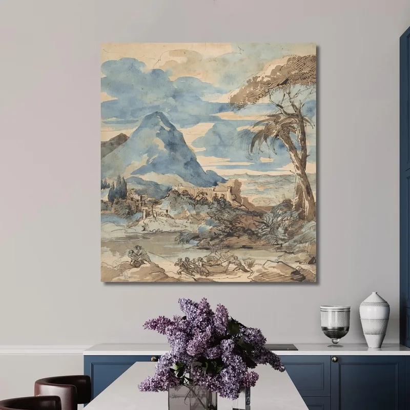 Paesaggio Con Pescatori Théodore Géricault