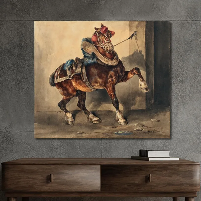 Le Cheval Du Platrier The Plastermaker'S Horse Théodore Géricault