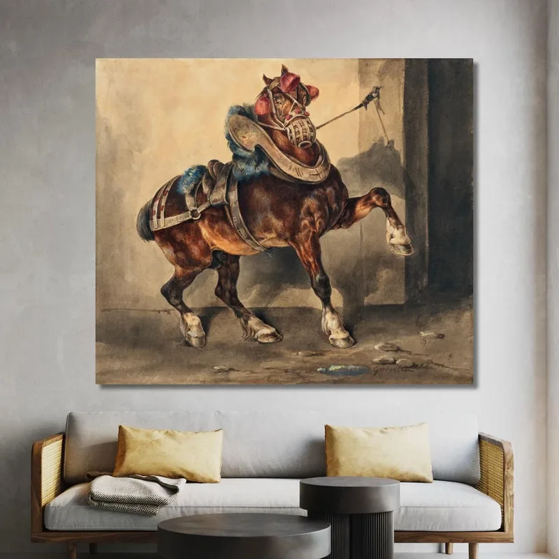 Le Cheval Du Platrier The Plastermaker'S Horse Théodore Géricault