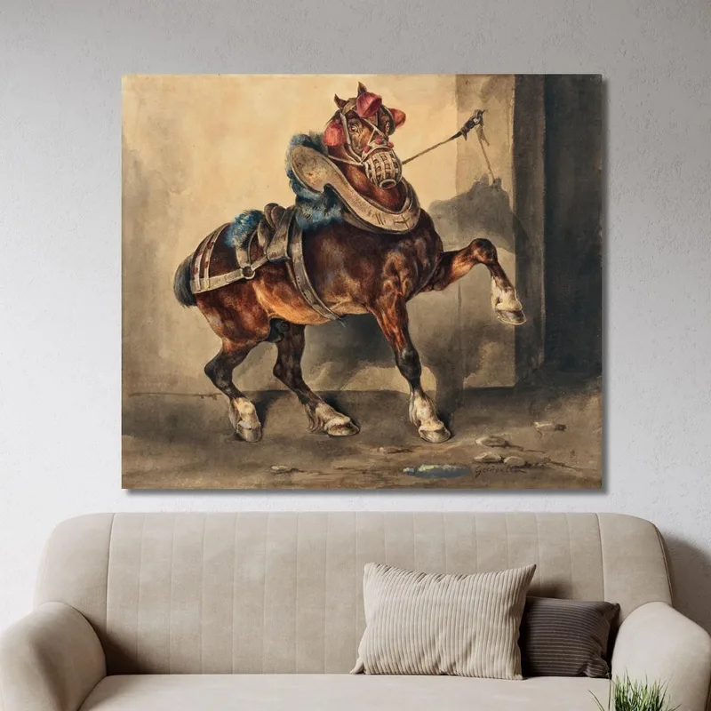 Le Cheval Du Platrier The Plastermaker'S Horse Théodore Géricault