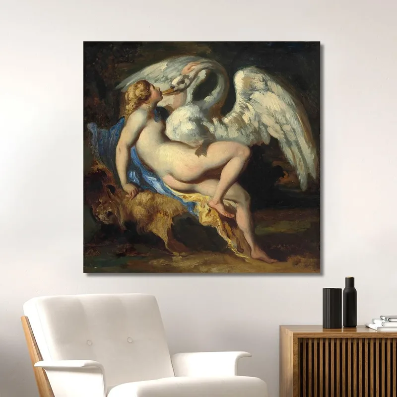 Léda Et Le Cygne Leda And The Swan' Théodore Géricault