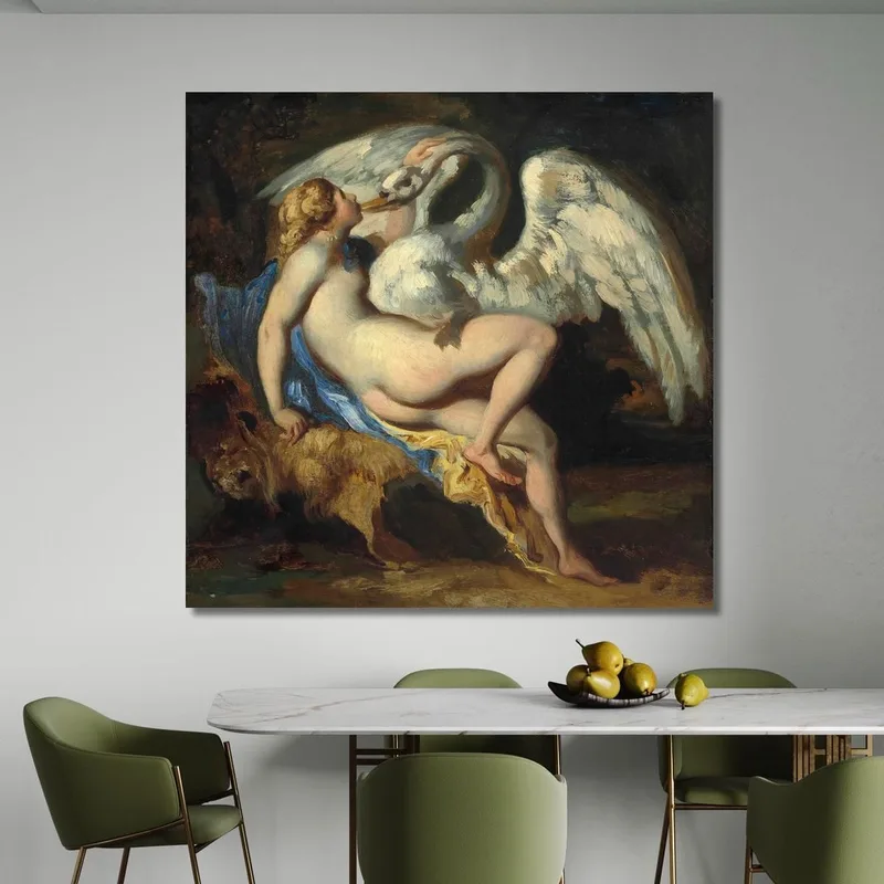 Léda Et Le Cygne Leda And The Swan' Théodore Géricault