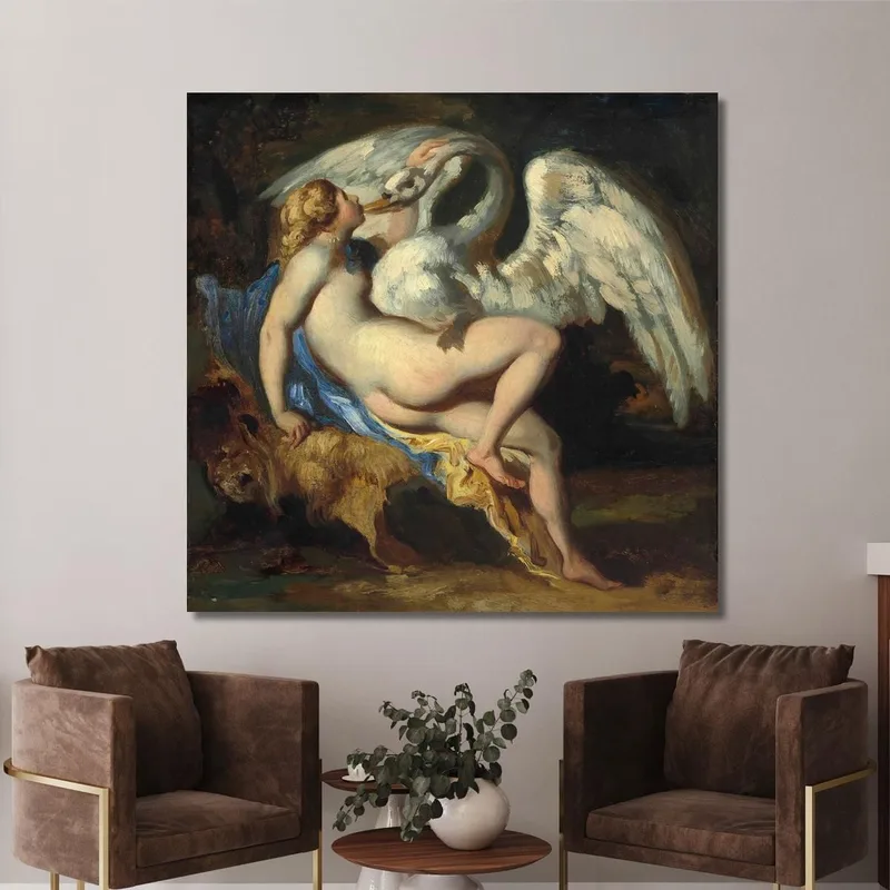 Léda Et Le Cygne Leda And The Swan' Théodore Géricault