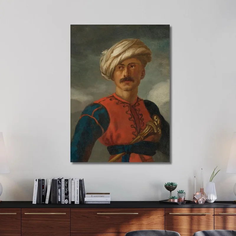 Portrait De Mameluck Le Mamelouk De La Galerie D'Orléans Théodore Géricault