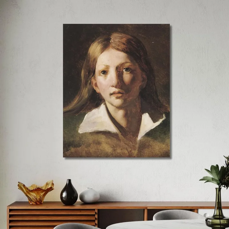 Portrait Study Of A Youth Théodore Géricault