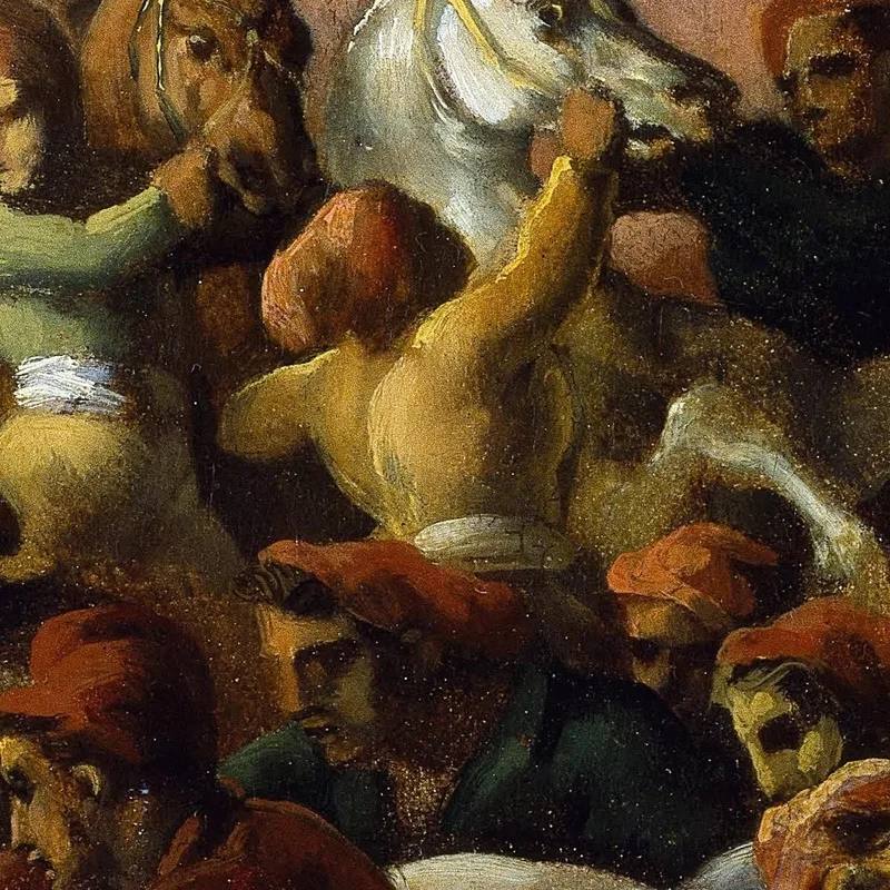 Coureurs Sans Cavalier À Rome Théodore Géricault