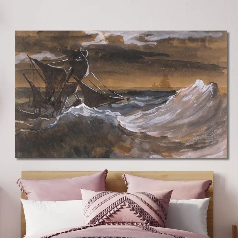 Voilier Sur Une Mer Déchaînée Théodore Géricault