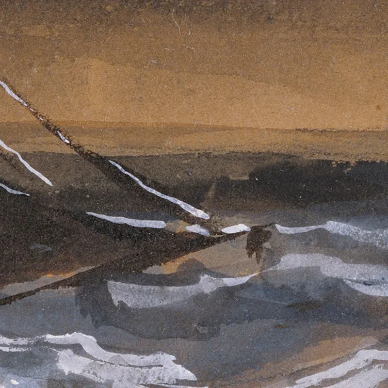 Voilier Sur Une Mer Déchaînée Théodore Géricault