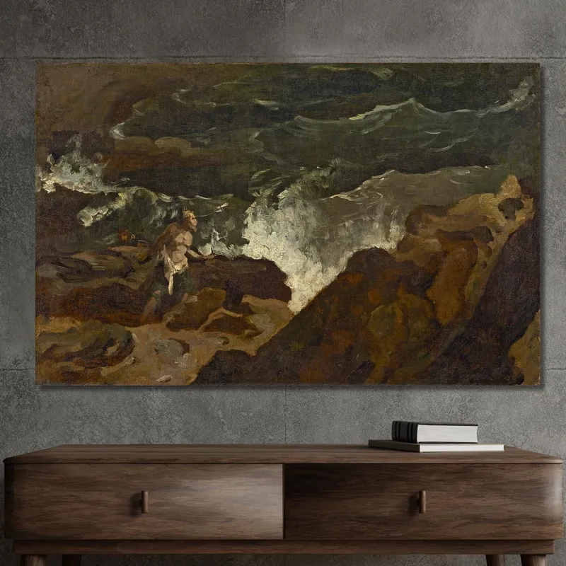 Naufragato Su Una Spiaggia La Tempesta Théodore Géricault