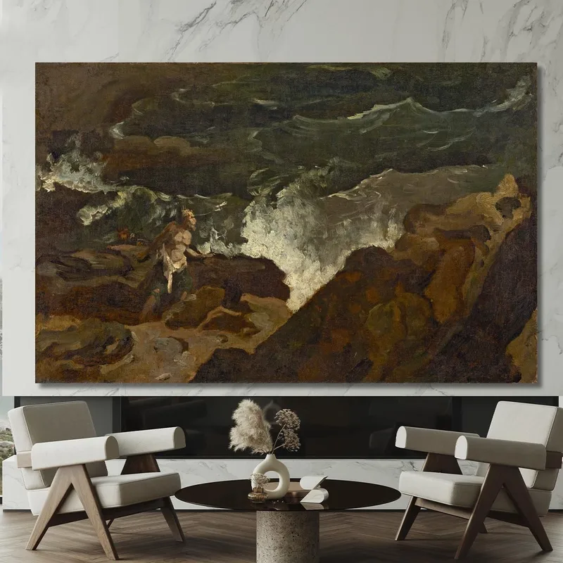 Naufragato Su Una Spiaggia La Tempesta Théodore Géricault