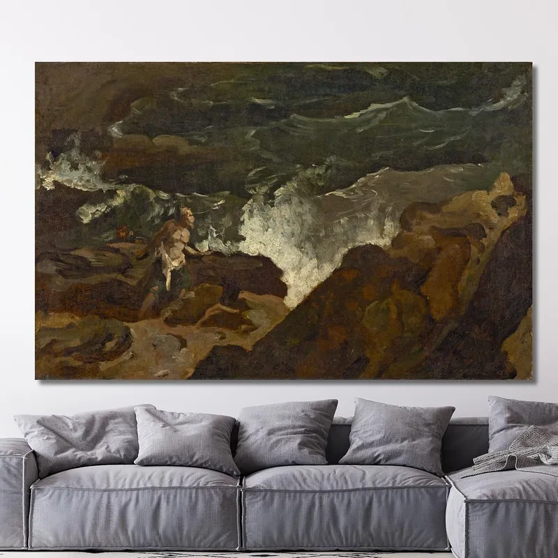 Naufragato Su Una Spiaggia La Tempesta Théodore Géricault