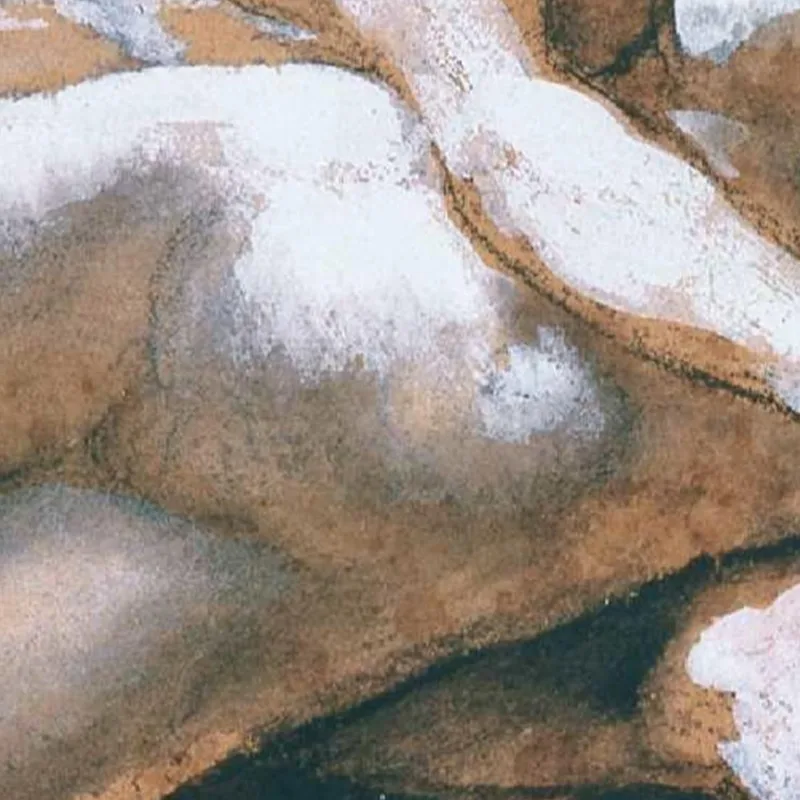 Il Bacio Lavaggio Seppia Al Carbone E Tempera Bianca Su Carta Théodore Géricault
