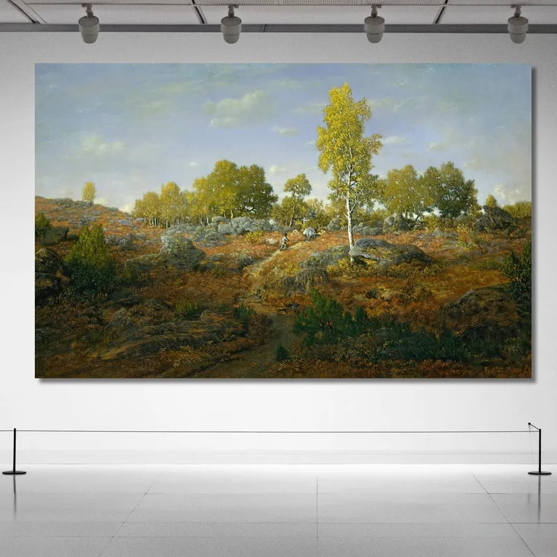 Un Chemin Parmi Les Rochers Théodore Rousseau