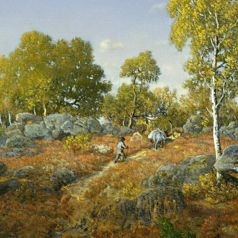 Un Chemin Parmi Les Rochers Théodore Rousseau